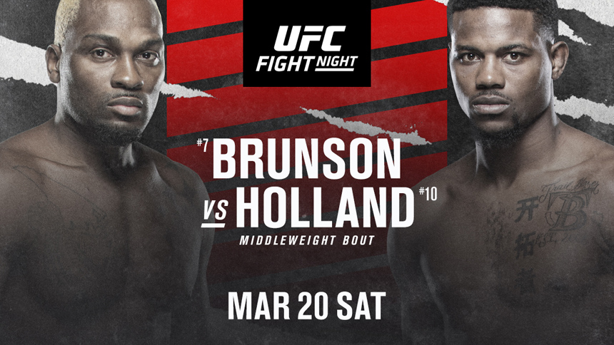 伯恩森VS霍兰德中量级对决将领衔3月21日UFC赛事