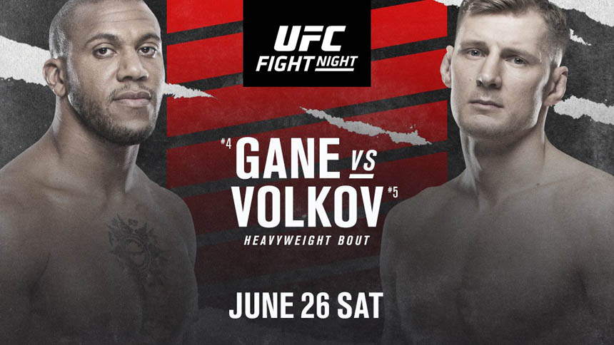西里尔-盖恩VS亚历山大-沃尔科夫领衔6月27日UFC赛事